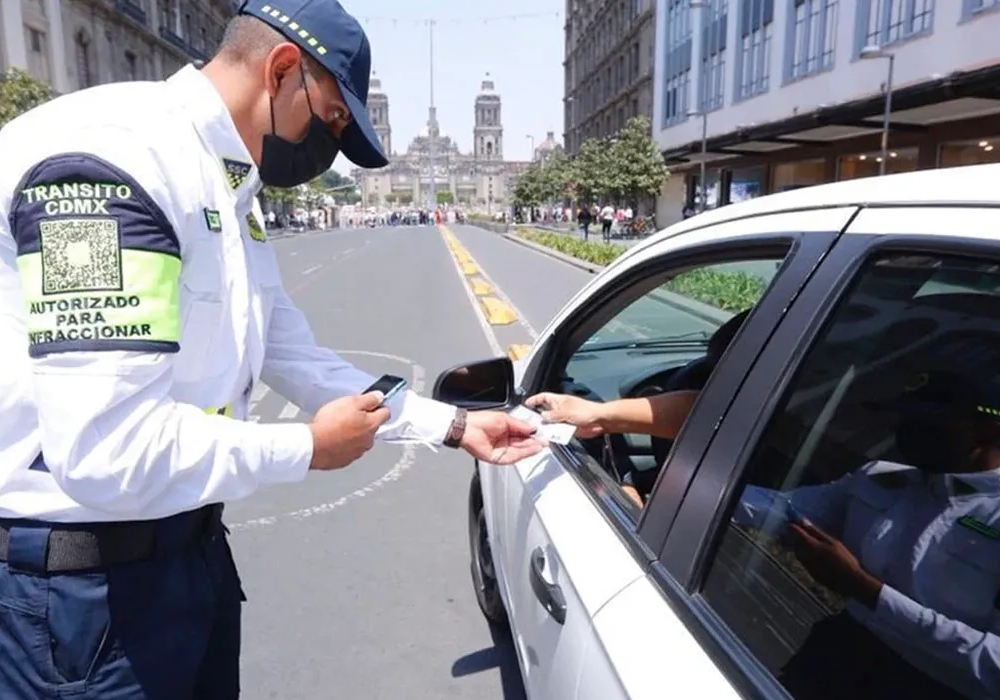 Aplican descuento del 90% en las multas de tránsito en la CDMX