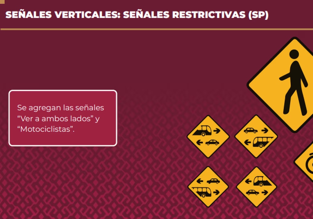 ¿Cuáles son las nuevas señales de tránsito en Ciudad de México y qué significan?